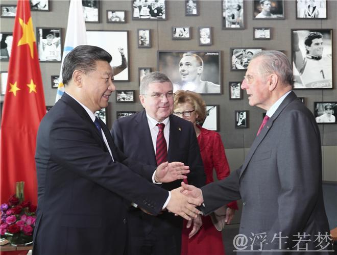 习近平与国际奥委会主席考文垂及终身名誉主席巴赫举行会晤 习近平与国际奥委会主席考文垂及终身名誉主席巴赫举行会晤