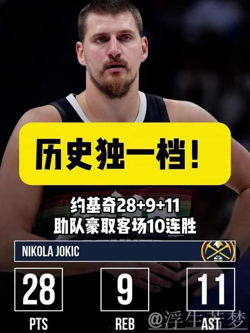 约基奇：主场连胜更理想，但我们确实在客场表现出色